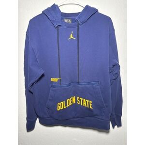 Mens Statement Edition Jordan Golden State Warriors Hoodie Size M